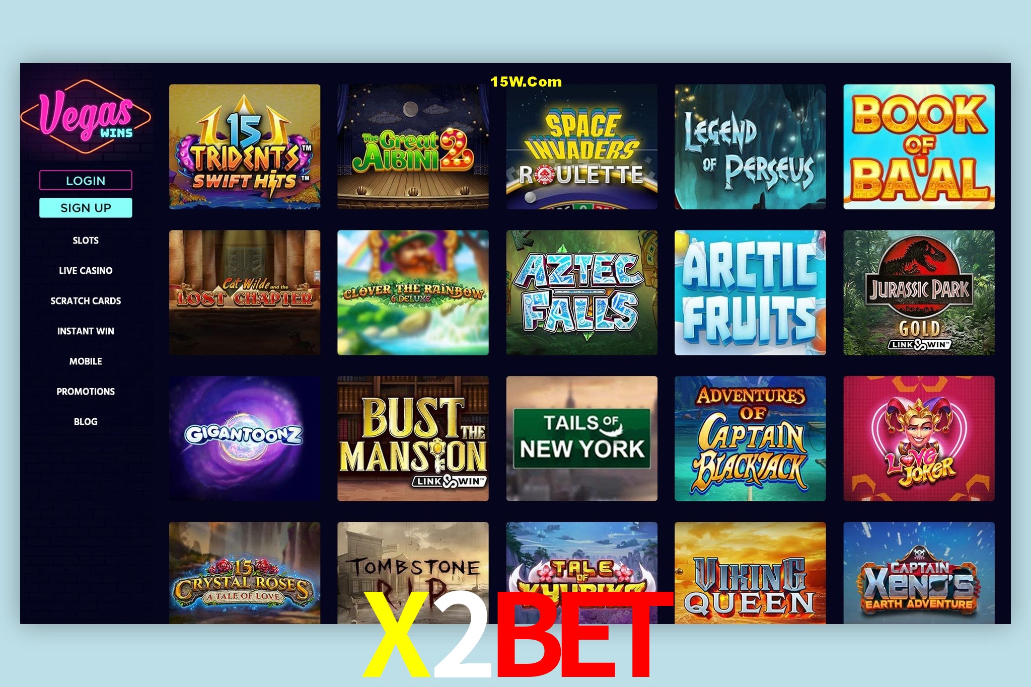 Game Providers X2Bet